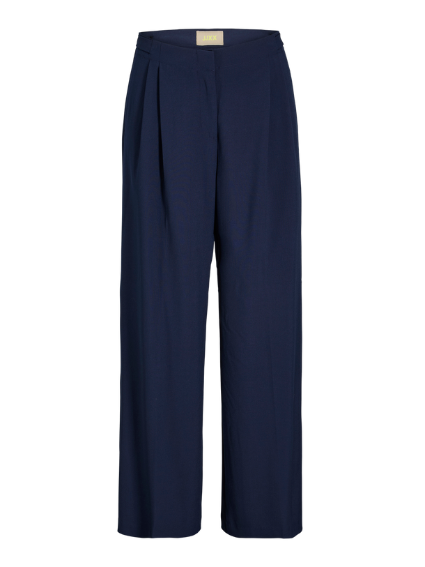 Product PANTALÓN SASTRERO WIDE TIRO MEDIO KATE-Maritime Blue - Image 2