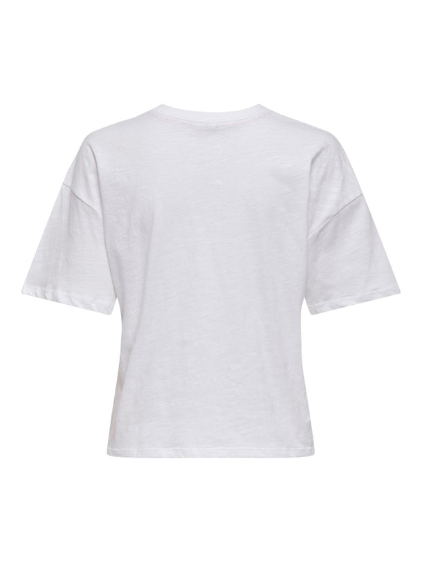 Product CAMISETA BONE-Bright White Print:Vitamin crab - Image 2