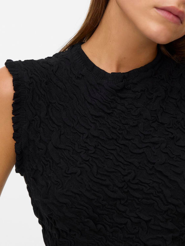 Product TOP TEJIDO STORMI-Black - Image 3