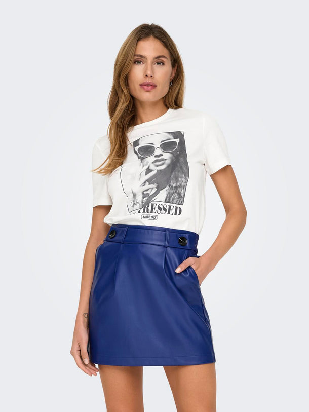 Product CAMISETA ALBA - Cloud Dancer Print:Distressed - Image 3