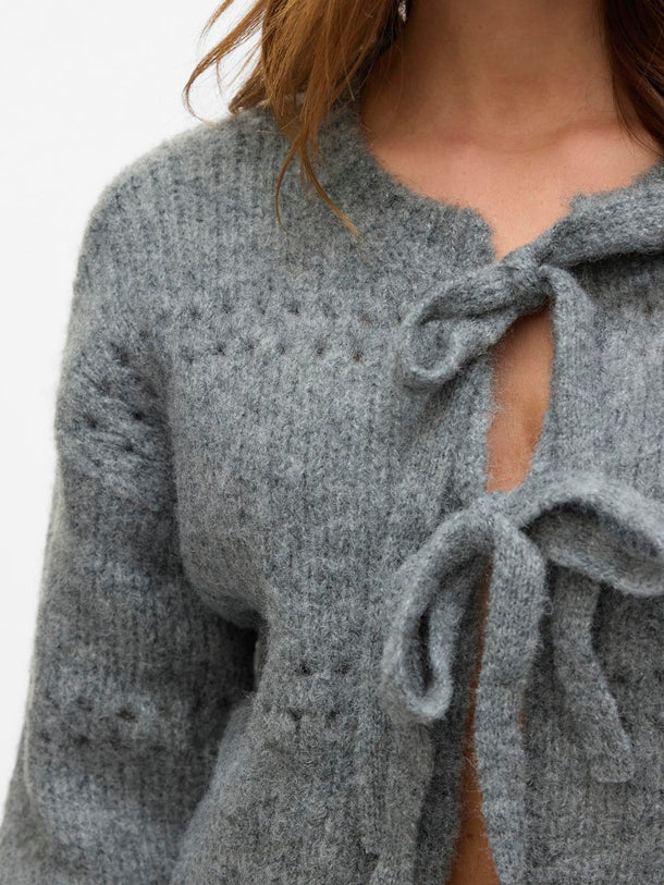Product CÁRDIGAN ADELINA - Medium Grey Melange - Image 1