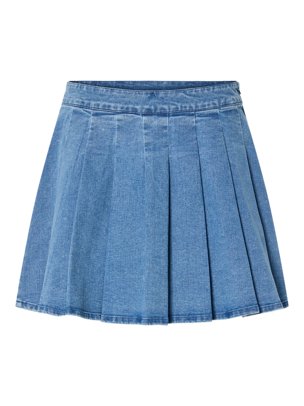 Product POLLERA DENIM TIRO ALTO ILJE-Light Blue Denim - Image 1