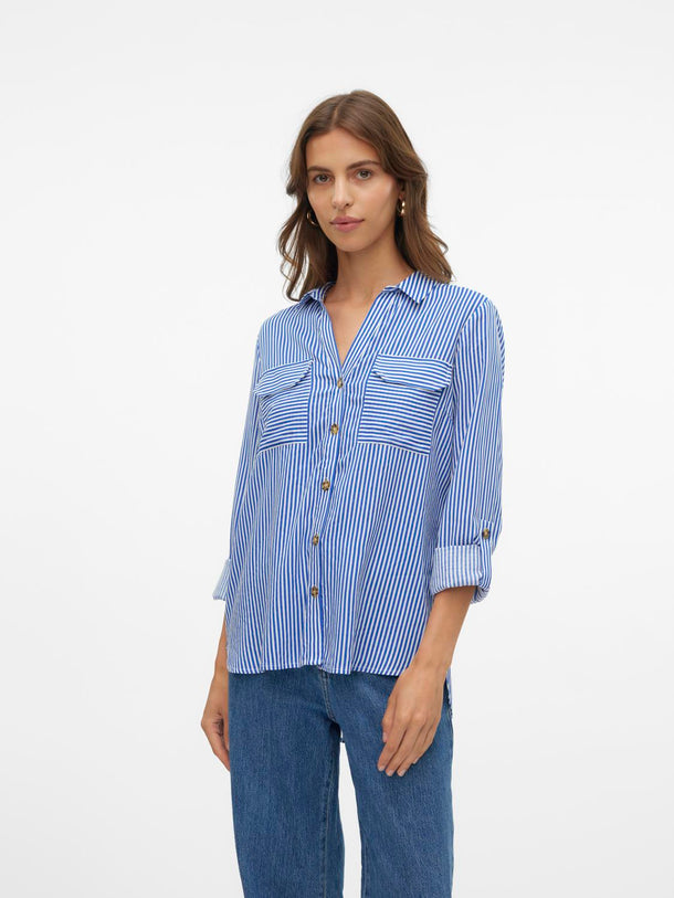 Product CAMISA BUMPY  - Surf the Web Stripes:Snow white - Image 2