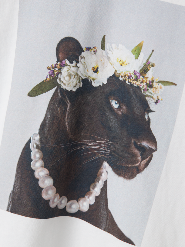 Product CAMISETA TEA - Bright White Print:Panther - Image 2