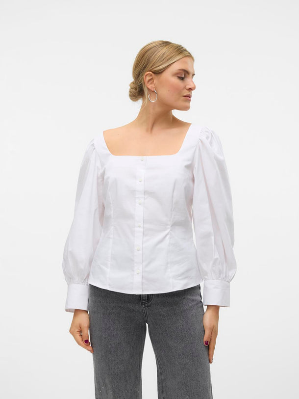 Product CAMISA RIBA - Snow White - Image 1