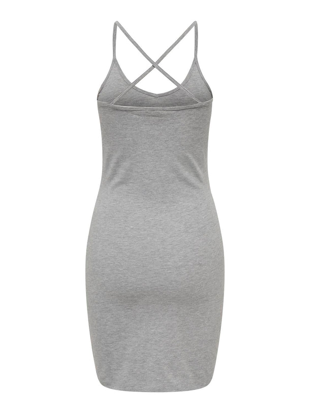Product VESTIDO YAVA - Light Grey Melange - Image 2