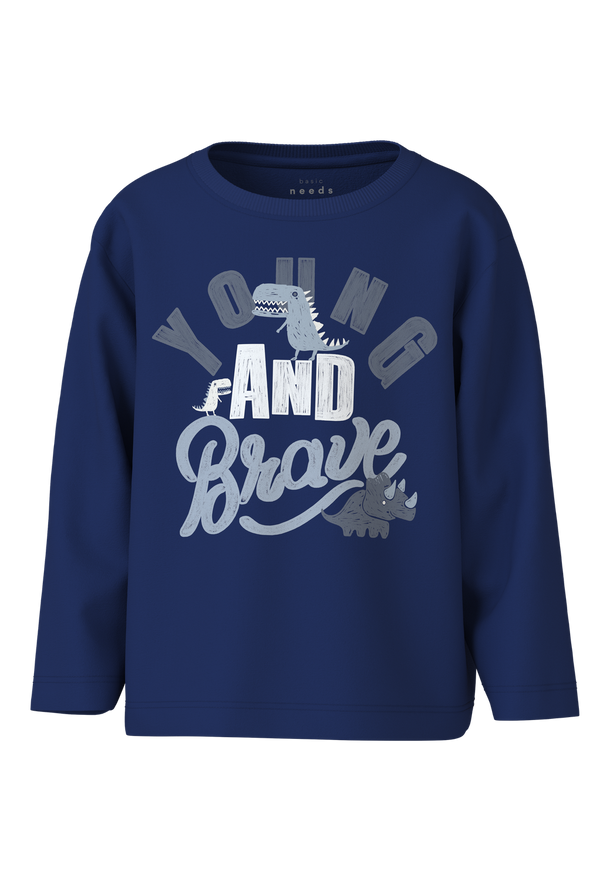Product CAMISETA VICTOR - Sodalite Blue Print:Young And Brave - Image 3