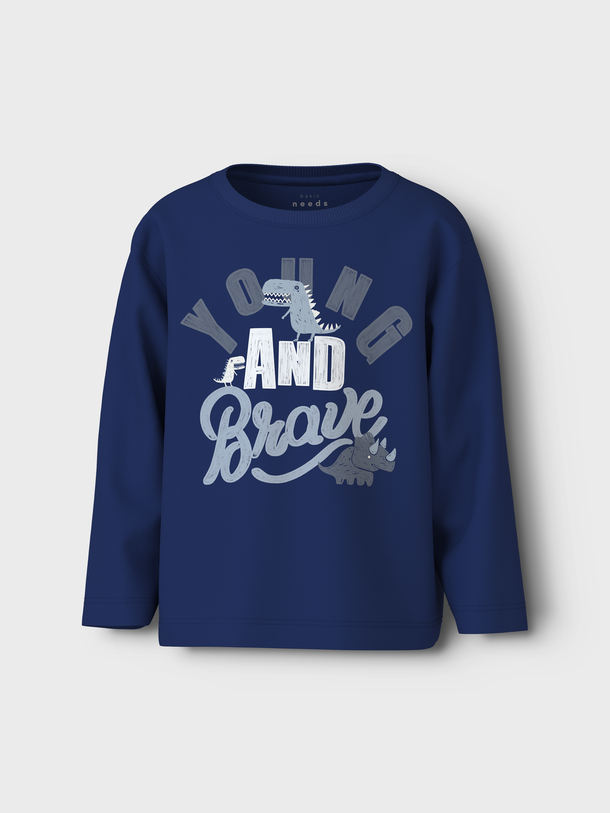 Product CAMISETA VICTOR - Sodalite Blue Print:Young And Brave - Image 1