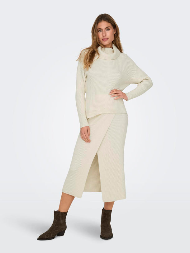 Product SWEATER KATIA - Whitecap Gray Detail:MELANGE - Image 3