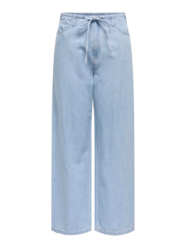 Product TOP SABRINA-Light Blue Denim - Image 1