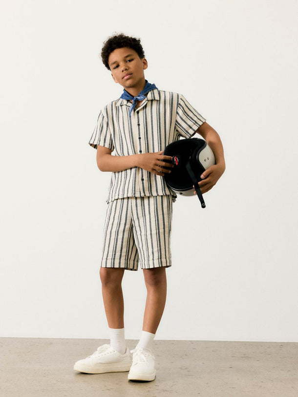 Product CAMISA OKO-Peyote Stripes:NAVY BLAZER - Image 6
