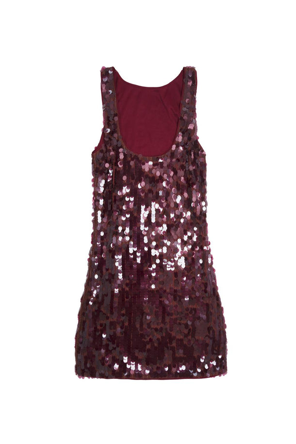 Product VESTIDO LENTEJUELAS BMK-Burgundy - Image 4
