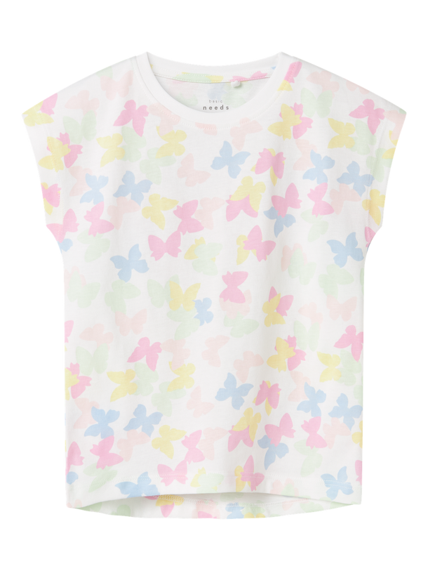 Product VESTIDO VIGGA CAPSL - Bright White AOP:BUTTERFLIES - Image 3