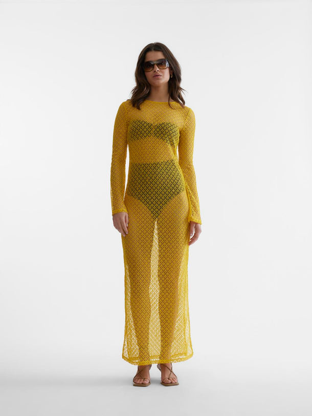 Product VESTIDO CHRISSY - Spicy Mustard - Image 2