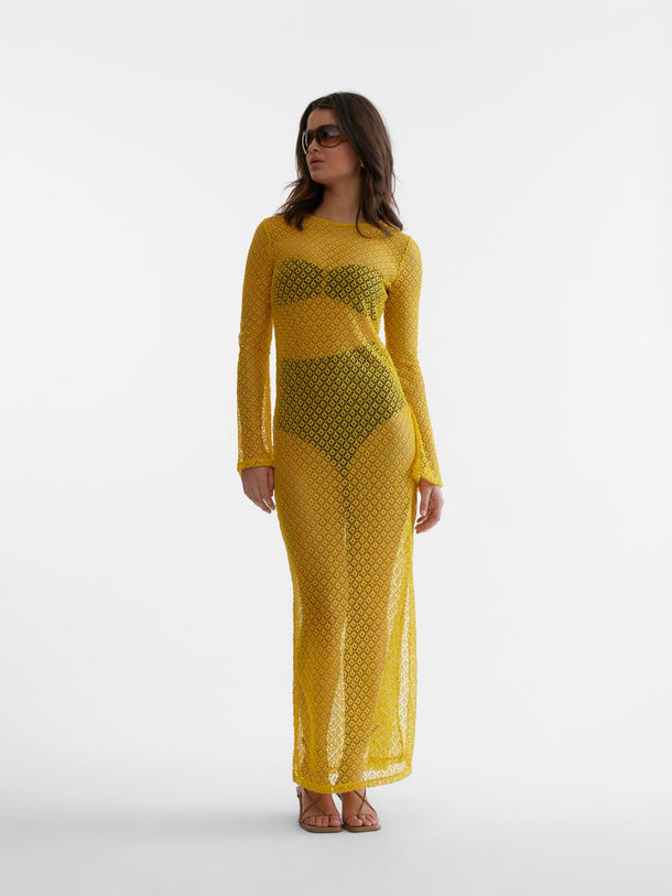 Product VESTIDO CHRISSY - Spicy Mustard - Image 6