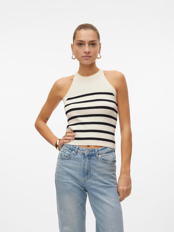 Product TOP SABA - Birch Stripes:W BLACK - Image 1