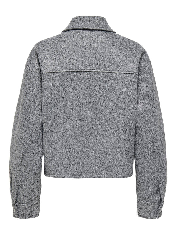 Product CHAQUETA SANNIE - Medium Grey Melange - Image 2