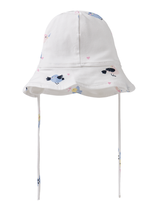 Product GORRO ANDORA-Bright White AOP:Birds - Image 4