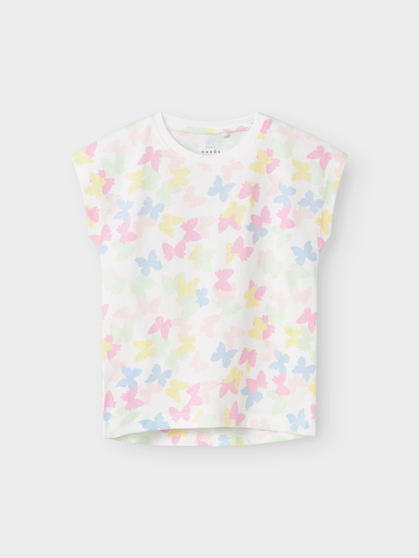 Product VESTIDO VIGGA CAPSL - Bright White AOP:BUTTERFLIES - Image 1