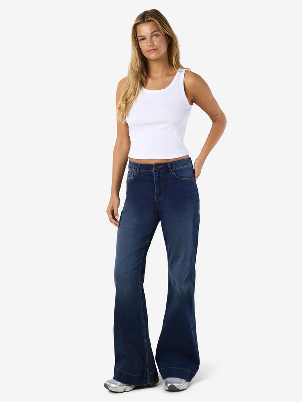 Product JEAN FLARE TIRO ALTO ROOXY-Medium Blue Denim - Image 7