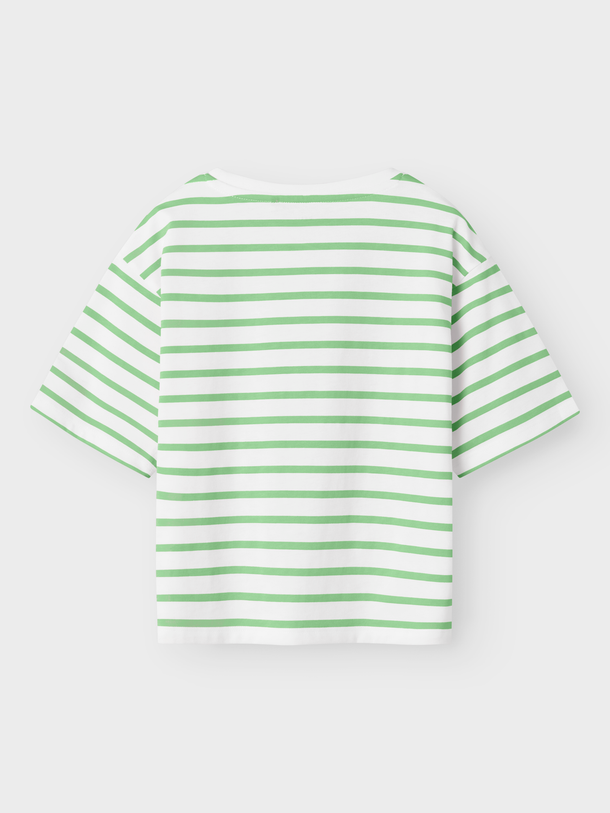 Product CAMISETA TANNI - Bright White Stripes:Arcdian Green - Image 4