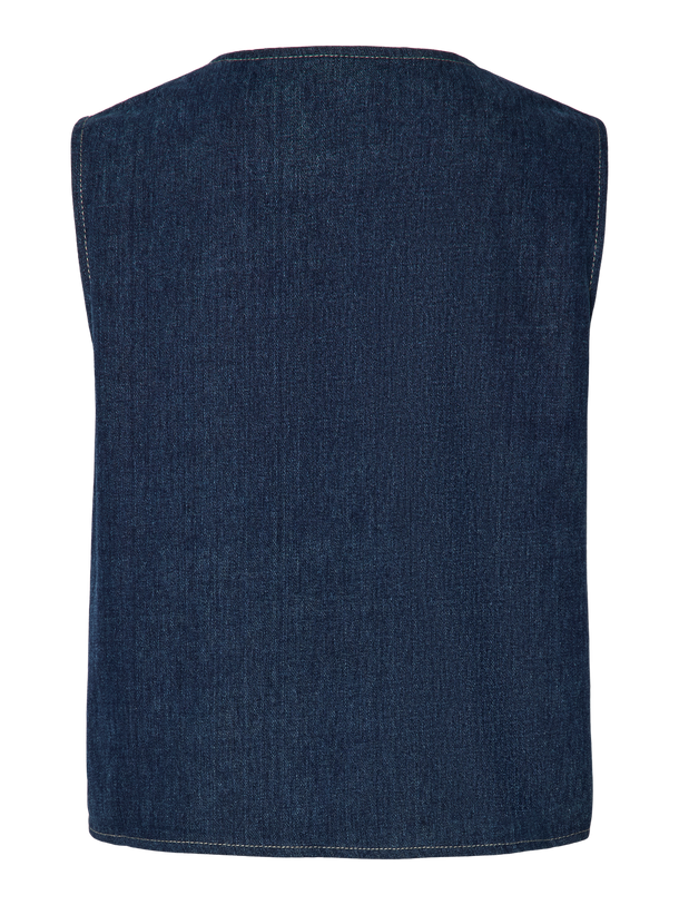 Product CHALECO FABIA-Dark Blue Denim - Image 3
