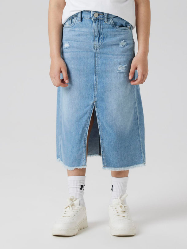 Product POLLERA DE JEAN KAT - Light Blue Denim - Image 6
