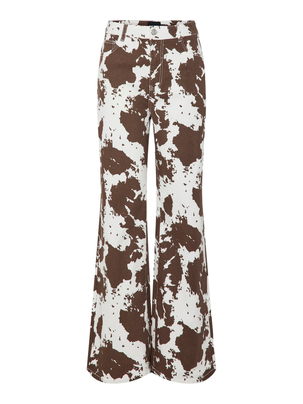 Product JEAN FAMINA - Bright White AOP:Cow - Image 5