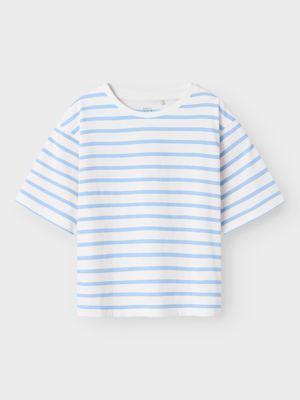 Product CAMISETA TANNI - Bright White Stripes:Serenity - Image 1