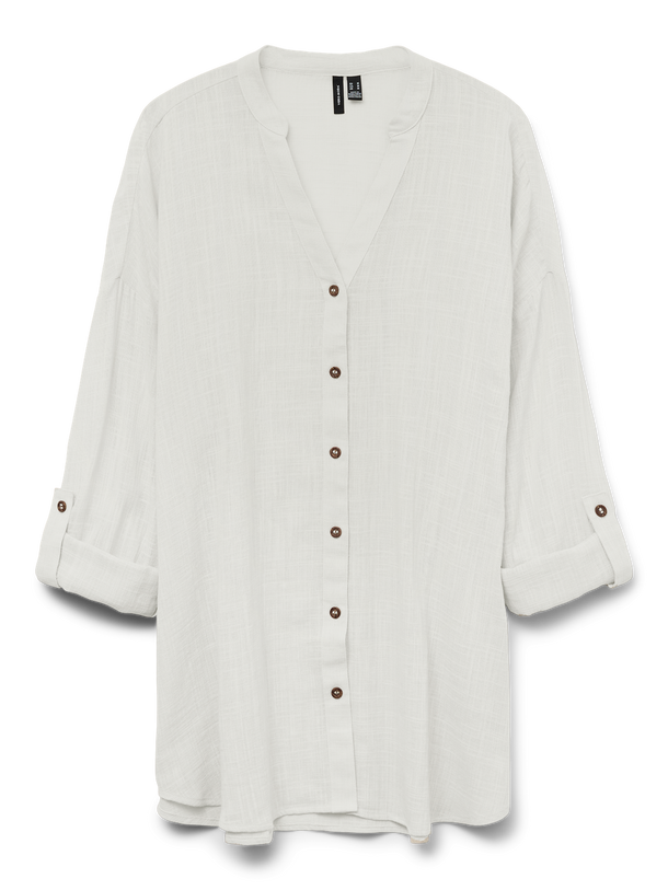 Product CAMISA LARGA RITA-Cloud Dancer - Image 1