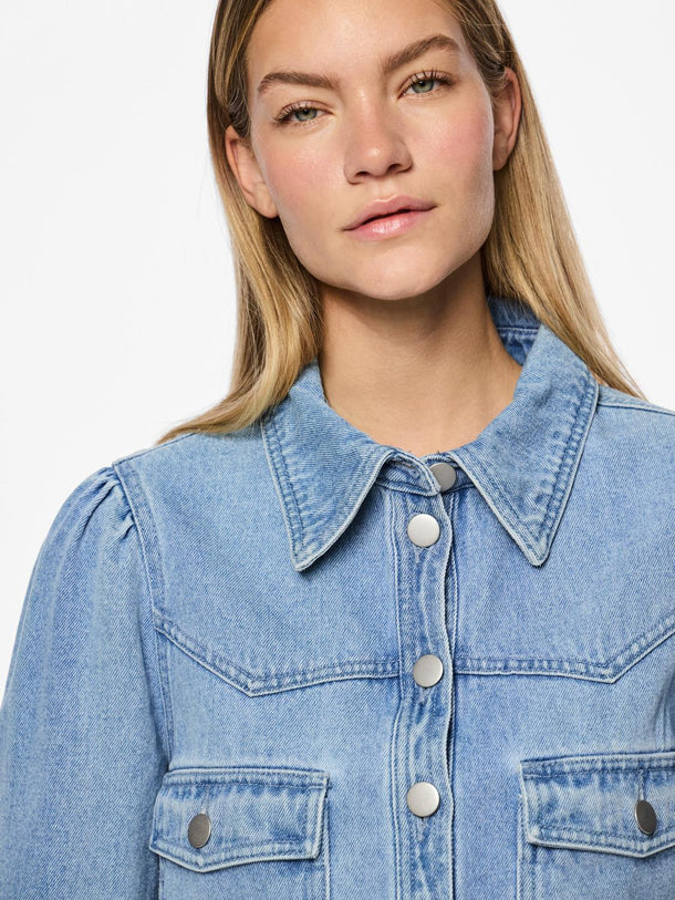 Product CAMISA SIKA - Light Blue Denim - Image 1