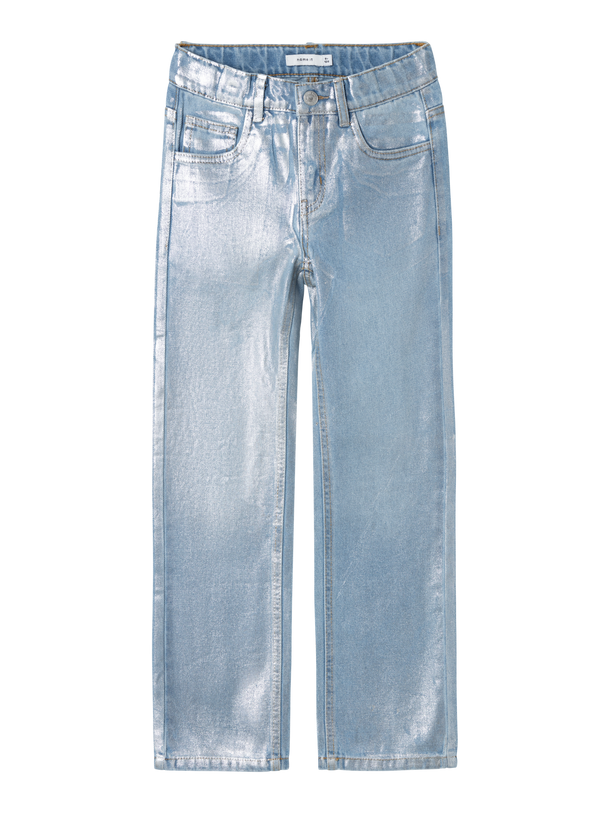 Product JEAN ROSE - Light Blue Denim Detail:SILVER FOIL - Image 4