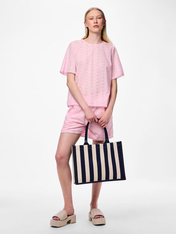 Product BOLSO KONIS - Ombre Blue Stripes:Cloud dancer - Image 1