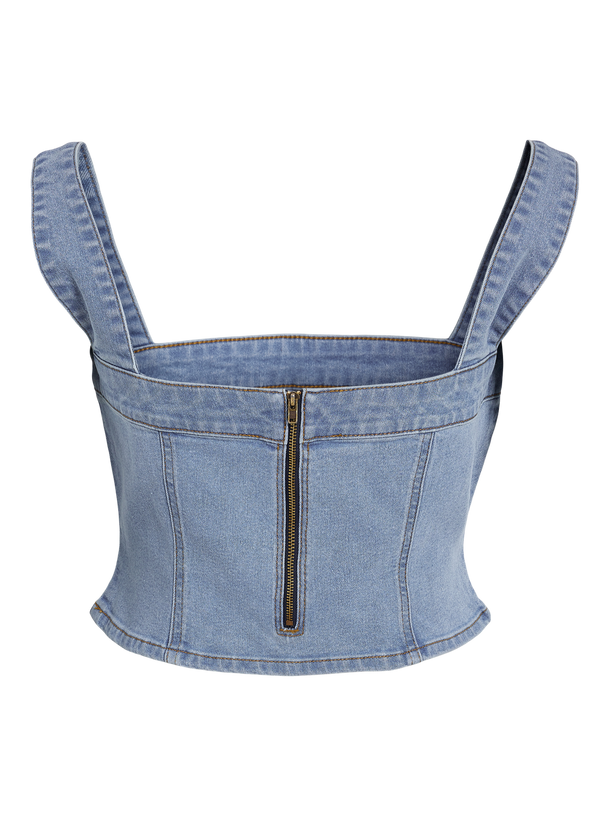 Product TOP KENDRA - Light Blue Denim - Image 4