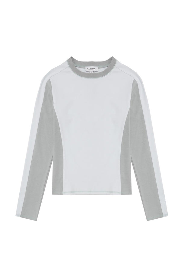 Product CAMISETA ACANALADA RIB BMK-White Melange - Image 4