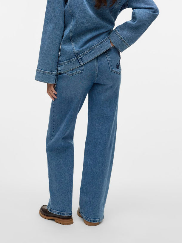 Product JEAN KATHY-Medium Blue Denim Detail:EMBROIDERY - Image 9