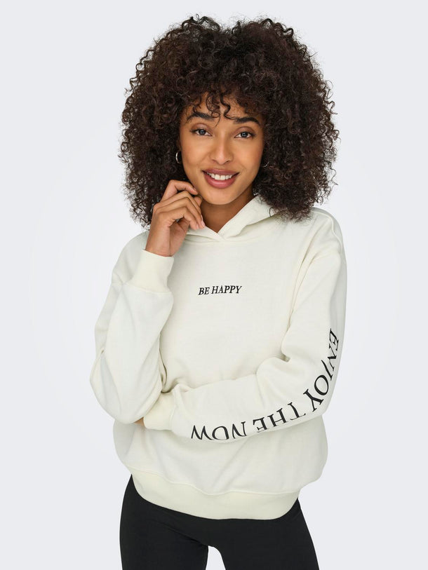 Product SUDADERA CASSIE - Cloud Dancer Print:Be happy + labels brooklyn - Image 7