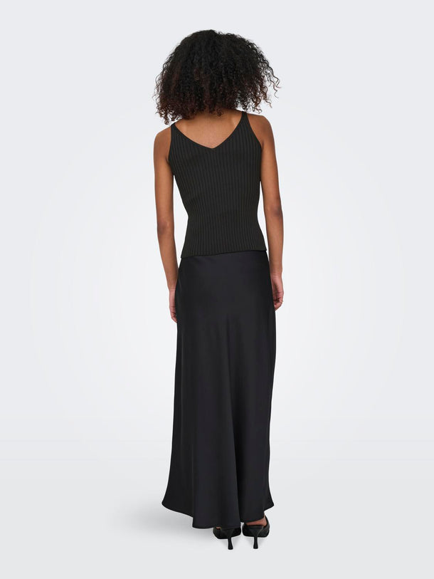 Product TOP ACANALADO CON HEBILLA METÁLICA THELMA-Black Detail:GOLD - Image 5