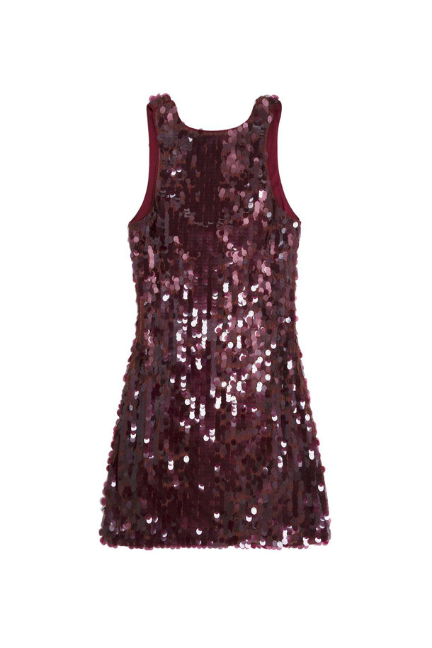 Product VESTIDO LENTEJUELAS BMK-Burgundy - Image 5
