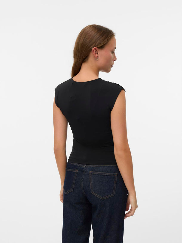 Product TOP ESCOTE EN V DAISY-Black - Image 5