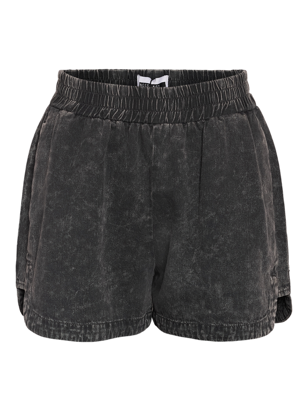 Product SHORT DENIM ACID WASH OREGON-Black Detail:WASHED - Image 5