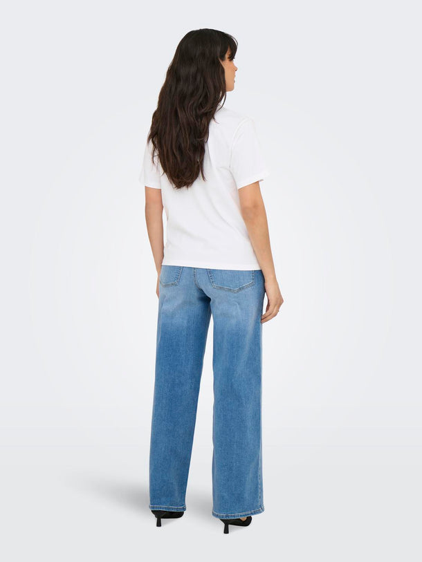 Product CAMISETA DONNA-Bright White Print:CAT - Image 5