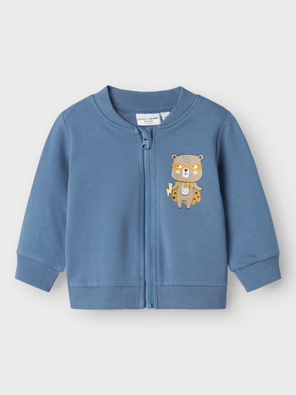 Product CARDIGAN VONNE - Coronet Blue Print:HERO BEAR - Image 4