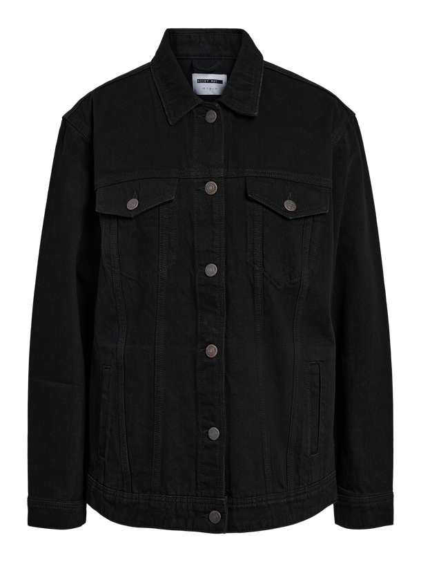 Product CHAQUETA OLE OVERSIZE DENIM - Black - Image 4