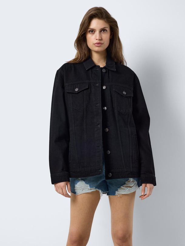 Product CHAQUETA OLE OVERSIZE DENIM - Black - Image 1