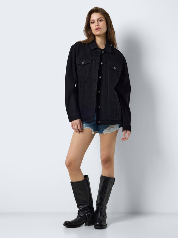 Product CHAQUETA OLE OVERSIZE DENIM - Black - Image 3