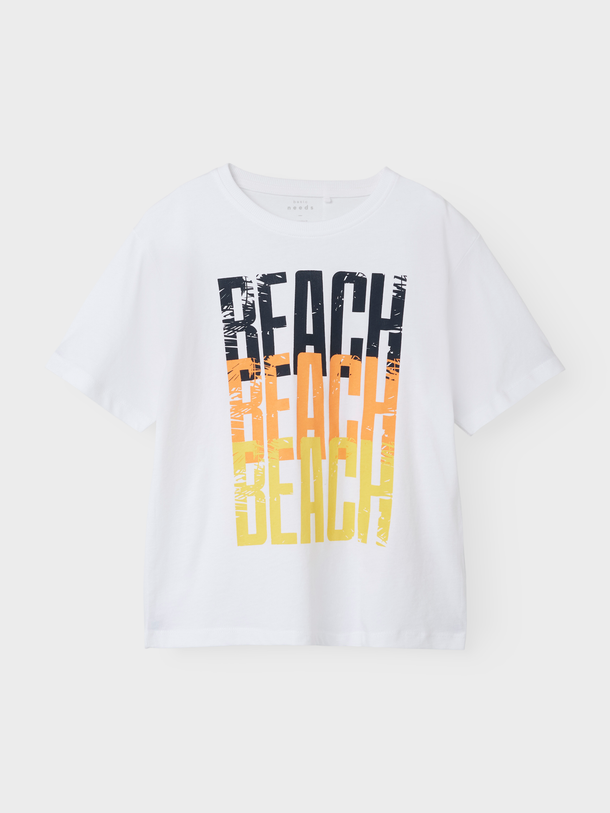 Product CAMISETA VAGNO - Bright White Print:BEACH - Image 1
