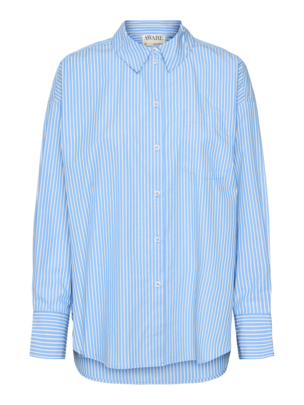 Product CAMISA PARINA - Provence Stripes:SNOW WHITE - Image 4