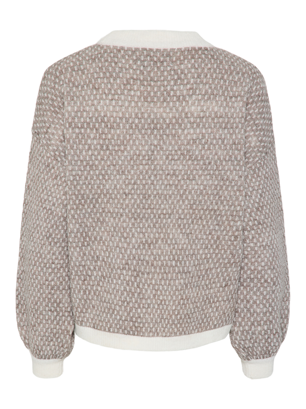 Product SWEATER DILIPPA-Crockery AOP:Cloud Dancer - Image 2