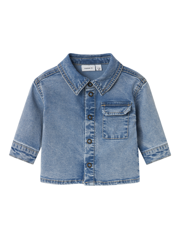Product CAMISA DE DENIM KNUD-Medium Blue Denim - Image 3